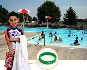 Wristband pool passes