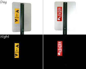 Reflective Parking Lot Sign Decals