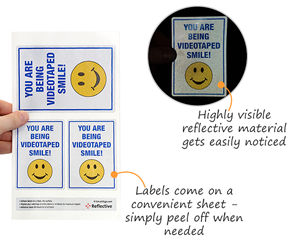 Reflective security labels