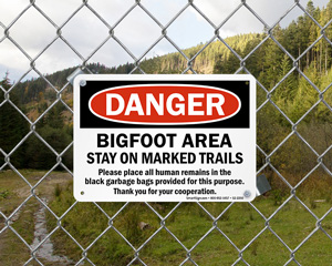Sasquatch Sign