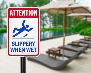 Slippery When Wet Signs
