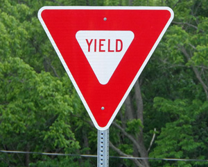 Yield Traffic Signs