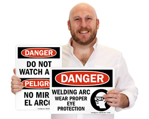 Welding Safety Signs