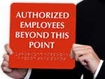Authorized Employee Only Signs