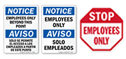 Employee Signs