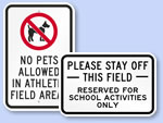 Field Safety Signs