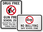 Safe School Zone Signs