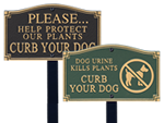 Curb Dog Plaques