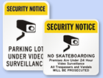 Security Notice Signs