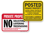 Private Property Signs