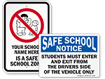 School Property Signs