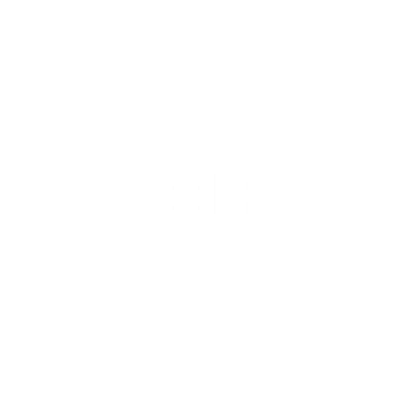 Hole 1 Golf Course Sign
