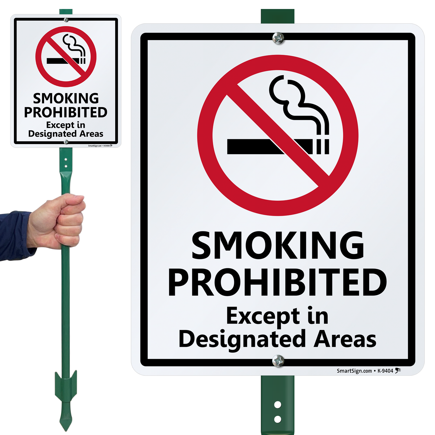 smoking-prohibited-except-in-designated-area-sign-stake-kit-sku-k-9404