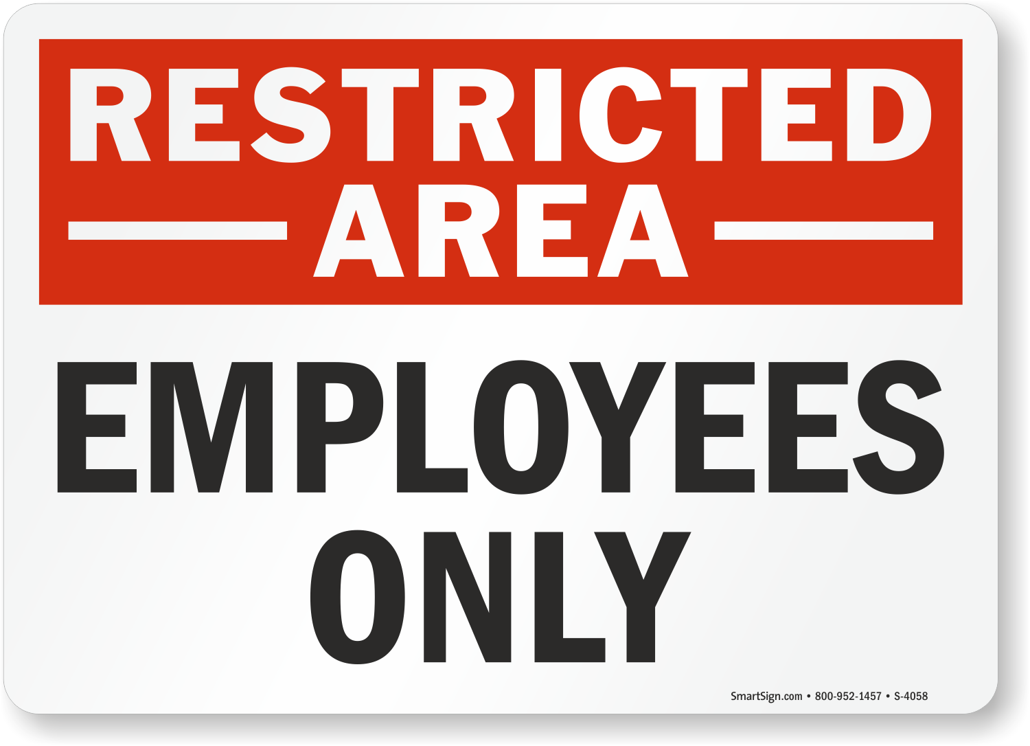 Employees Only Signs For Outdoors