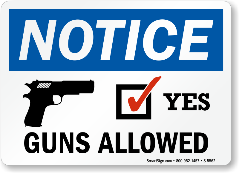 Gun Signs | Concealed Weapon Signs | MySecuritySign