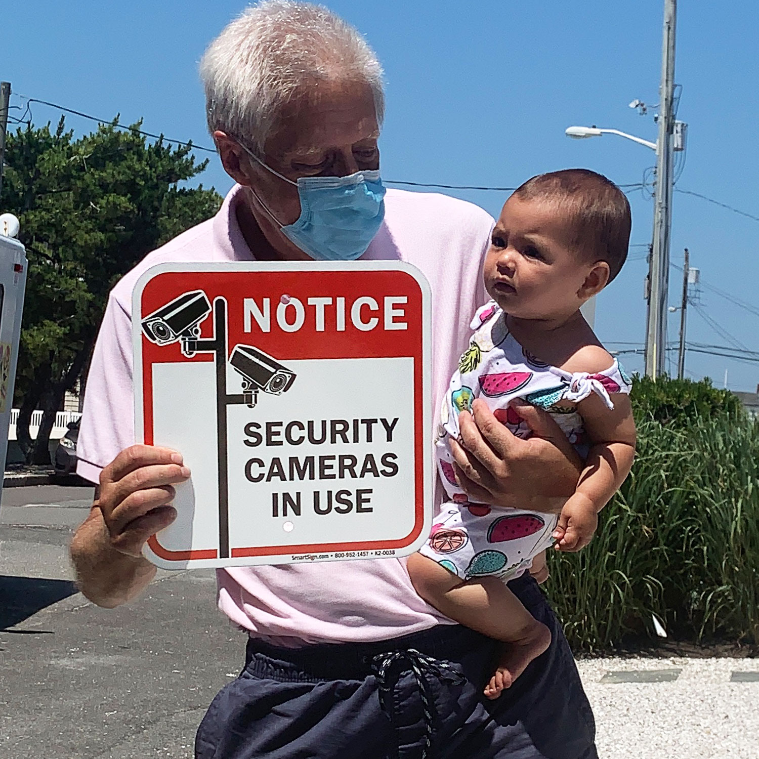 Notice Security Cameras in Use Sign, SKU: K2-0038