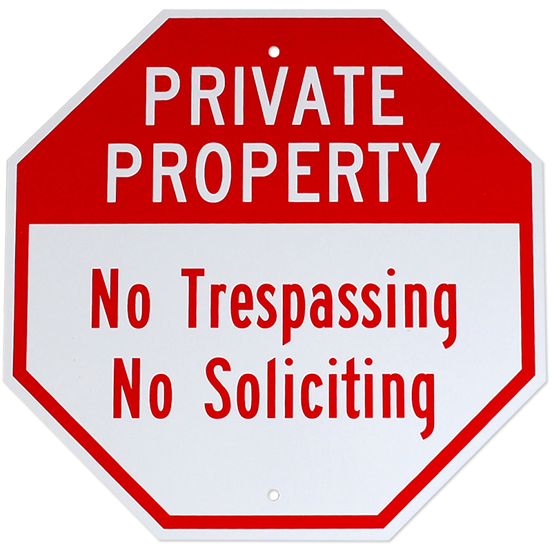 private-property-no-trespassing-no-soliciting-sign-sku-k-7420