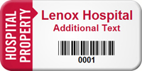 Hospital Property  with Barcode