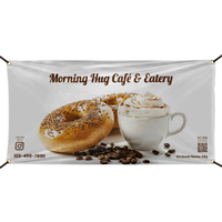 Custom Cafe Vinyl Banner