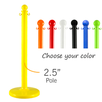 2.5 in. Pole Stanchions Standard Duty