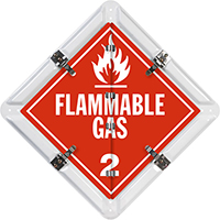 8 Legend Flip n Lock™ Placard Aluminum (white)