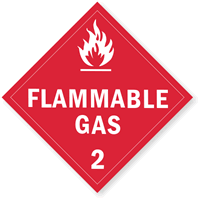 Flammable Gas Placard