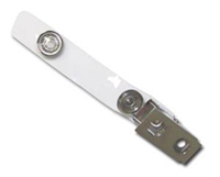 Clear Vinyl Strap with Nickel Plated Clip