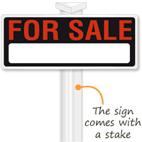 For Sale EasyStake Sign