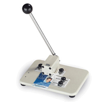 Table Top Slot Punch with Adjustable Guides