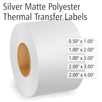 Silver Matte Polyester