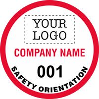 Safety Orientation Add Company Custom Hard Hat Decal
