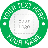 Your Text Here Your Logo Hard Hat Decal