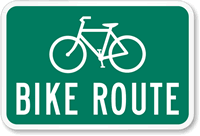 Bike Route With Graphic