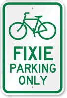 Humorous Bike Sign