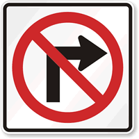 No Right Turn