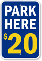 Park Here  Parking Sign