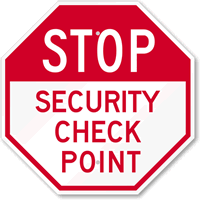 Stop Security Check Point Sign