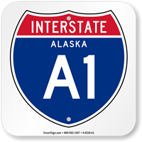 Alaska Interstate A 1 Sign