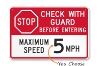 Stop Check With Guard Before Entering Sign
