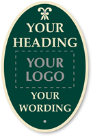 Design Palladio Sign Add Heading Logo And Motif