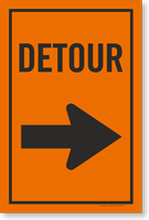 Detour sign