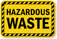 Hazardous Waste Sign