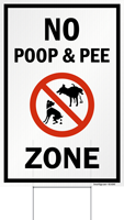 No Poop & Pee Zone