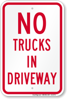 No Trucks In