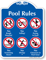 Pool Rules Symbol Signature Sign