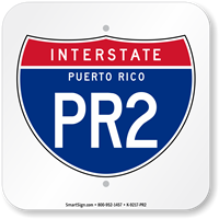 Puerto Rico Interstate PR 2 Sign