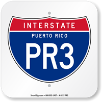 Puerto Rico Interstate PR 3 Sign