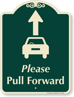 Pull Forward Signature Sign Ahead Arrow