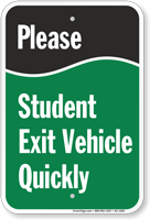 Student Exit Vehicle Quickly