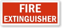 Fire Extinguisher Label